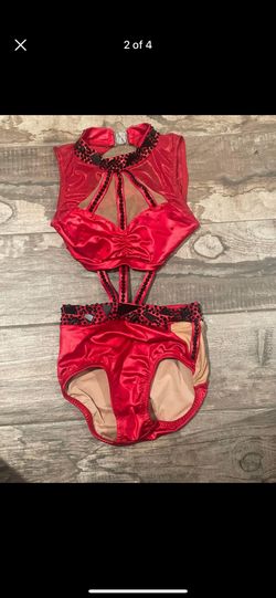 Red jazz costume Girls 