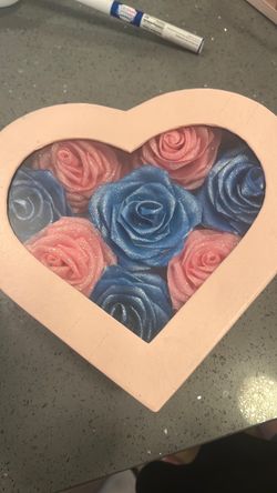 Heart-Shaped Rose Flower Box