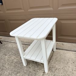 White Outdoor/Indoor Table Heavy