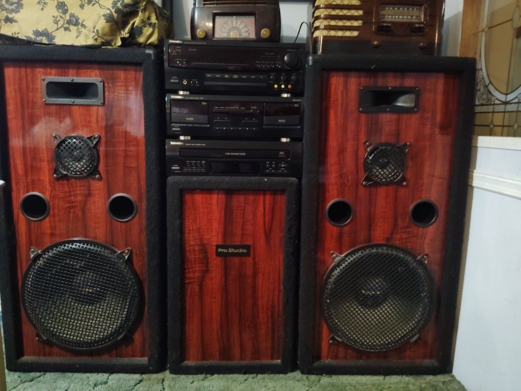 Vintage Techwood Stereo System