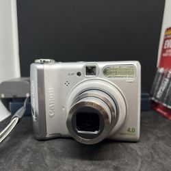 Canon PowerShot A520 4.0MP Digital Camera - Silver