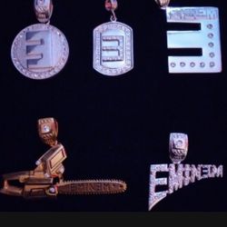 Eminem Pendants Only $30 each. Pick 1 or Get All of Them for $100-  I will include a FREE chain with each Pendant purchased.