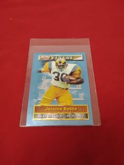 Like Mint 1994 Topps Finest Jerome Bettis Rookie Football Card #42