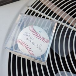 Tom lasorda Signed Ball