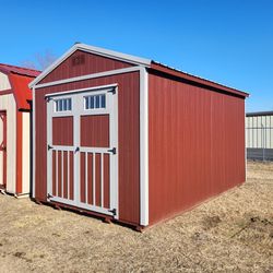 10x16 LOFTED UTILITY SHED