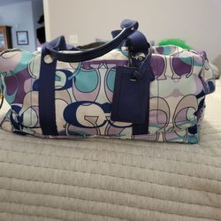 Coach duffel bag