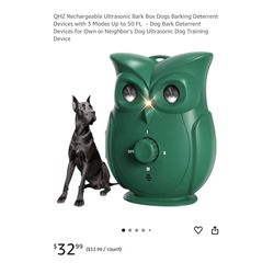 Brand new Rechargeable Ultrasonic Bark Box Dogs Barking Deterrent Devices with 3 Modes Up to 50 Ft, ，Dog Bark Deterrent Devices for Own or Neighbor's 