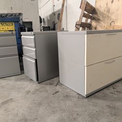 (3) Herman Miller Filing Cabinets