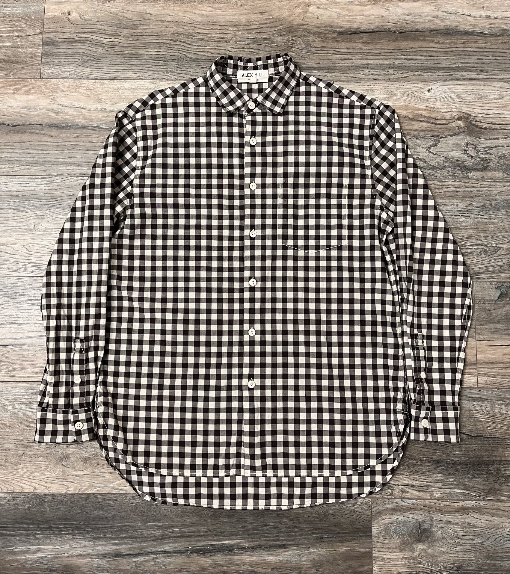 Alex Mill Wash & Go Plaid Button Up Shirt