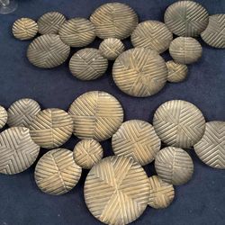 Set Of 2  Metal Wall Decor—44” X  24”