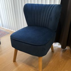 Blue Velvet Chair