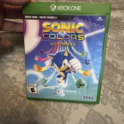 Sonic Colors Xbox One Game