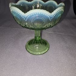 VTG/ATQ Northwood Acanthus Green Compote 
