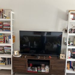 White Book Shelves And Kitchen Shelves 
