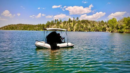 Inflatable Boat With Trolling Motor(no Battery Include
