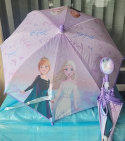 New Disney Umbrellas With Tags, Frozen, Minnie Mouse, Ariel, Dora,  Jojo Siwa,  Little Pony,  Nimo, Shopkins 