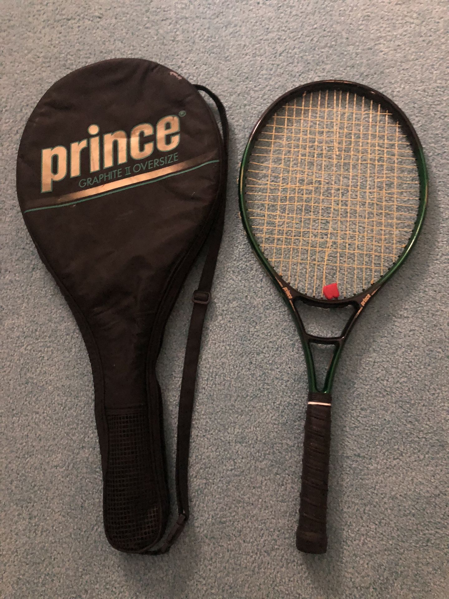Prince Graphite II Oversize Tennis Racket And Cover