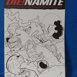 Die !Namite #2 RI 1:7 Peanuts Homage B&W