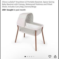 Chicco Lulla Go Anywhere LE Portable Bassinet Baby Crib