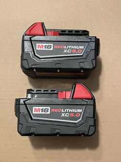 Milwaukee M18 XC5.0Ah Batteries