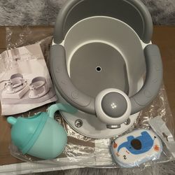 Baby Bath Seat for Babies 6 Months & up, Non-Slip Toddler Bath Seat for Baby
