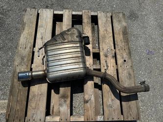 17-19 Jaguar XE Right RH Exhaust Muffler OEM HX735K244RB