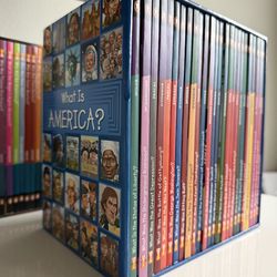 LIKE NEW!! What is America? book collection series Children’s kids