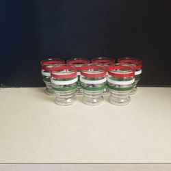 Anchor HOCKING Banded Juice Glasses 