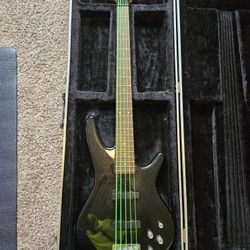 Ibanez Gsr205 5 String Bass With Amp And Hard Case