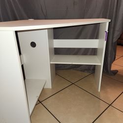White Corner Desk