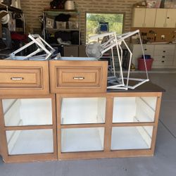 Wooden Filing Cabinet / Credenza / Built-in Office Drawers