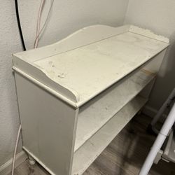 White Shelving Unit