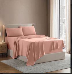 Blush Pink Bed Sheet Set