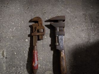 2- Vintage Pipe Wrenches ( 1901 & Mid Century) Rare!