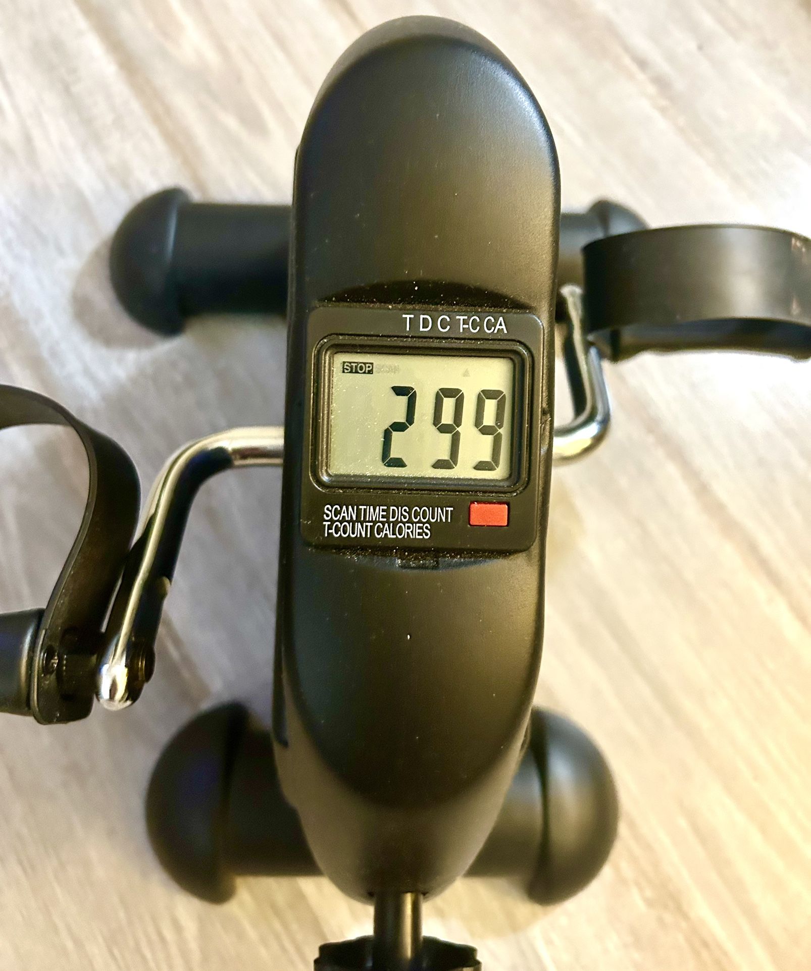 LCD Under Desk Arm Leg Foot Pedal Exercise Stationary 