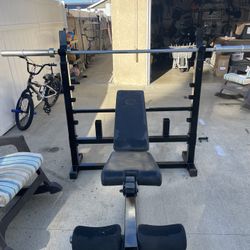 Olympic Weight Bench / Bar     70 Dollars 