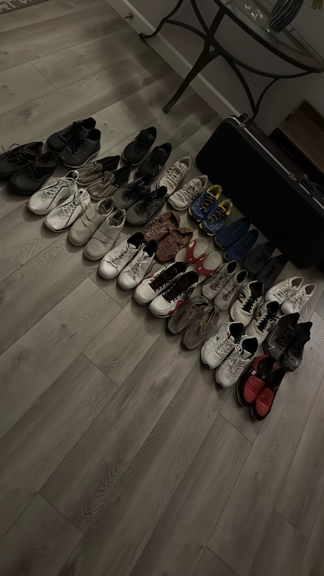 Lot Of 22 Pairs Of Men’s Size 13 Shoes Sneakers, Slip Ons