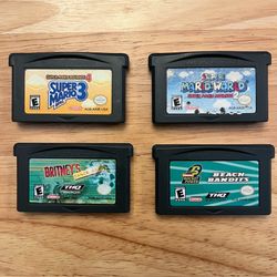 Gameboy Advance Lot Super Mario Bros