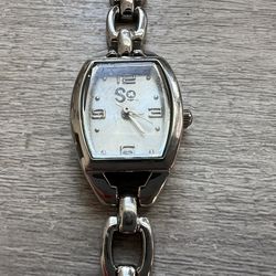 So & Co Ladies Silver Watch - New Battery