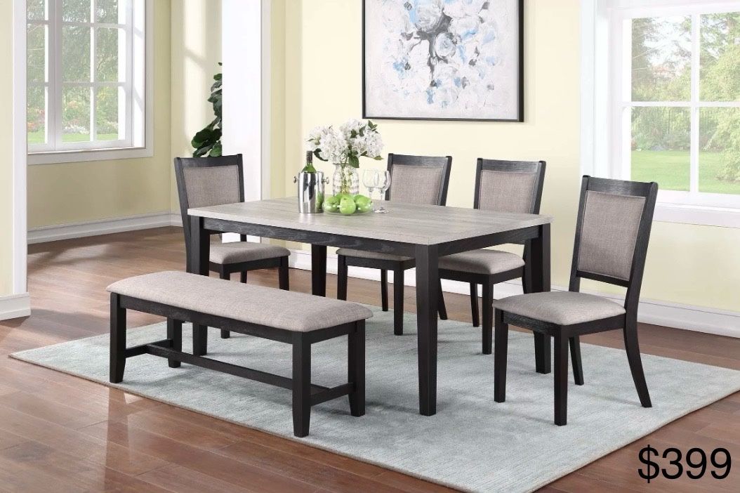 Dining Table Set With Bench