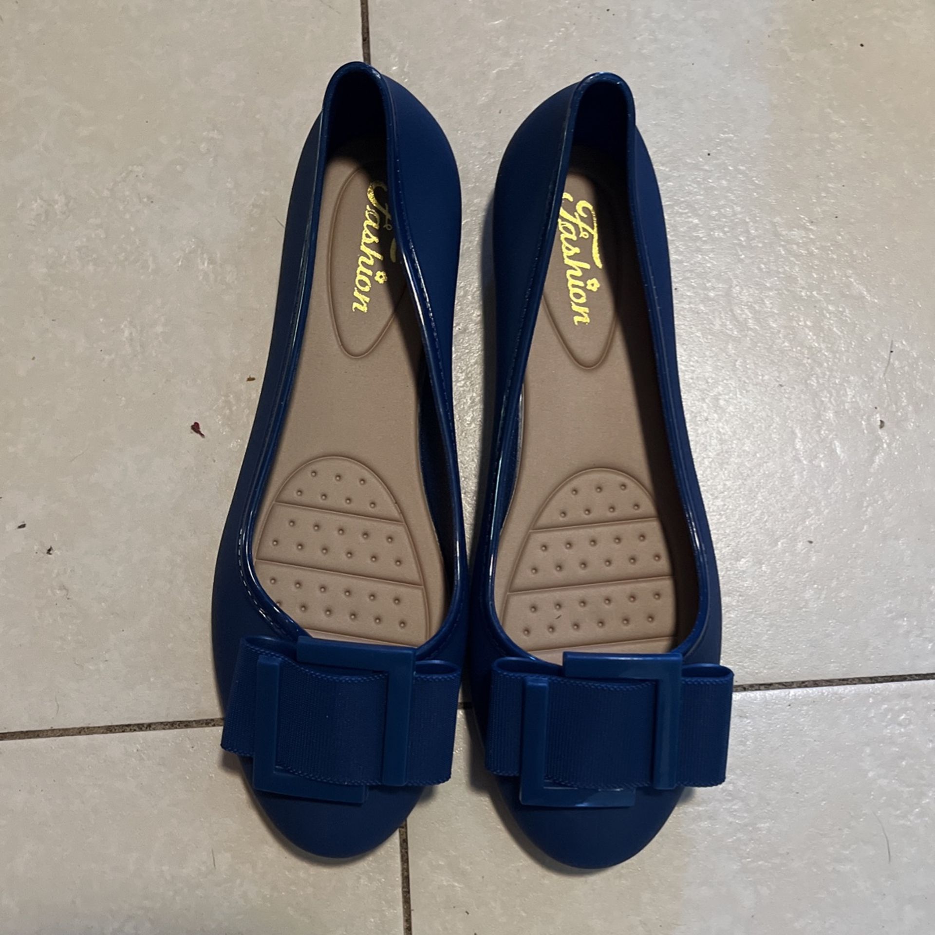 Blue Woman Flats Size 39