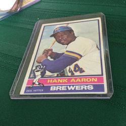 HAMMERING HANK! LATER YEAR CARD.