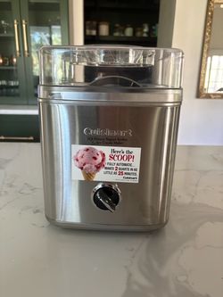 Cuisinart icecream maker