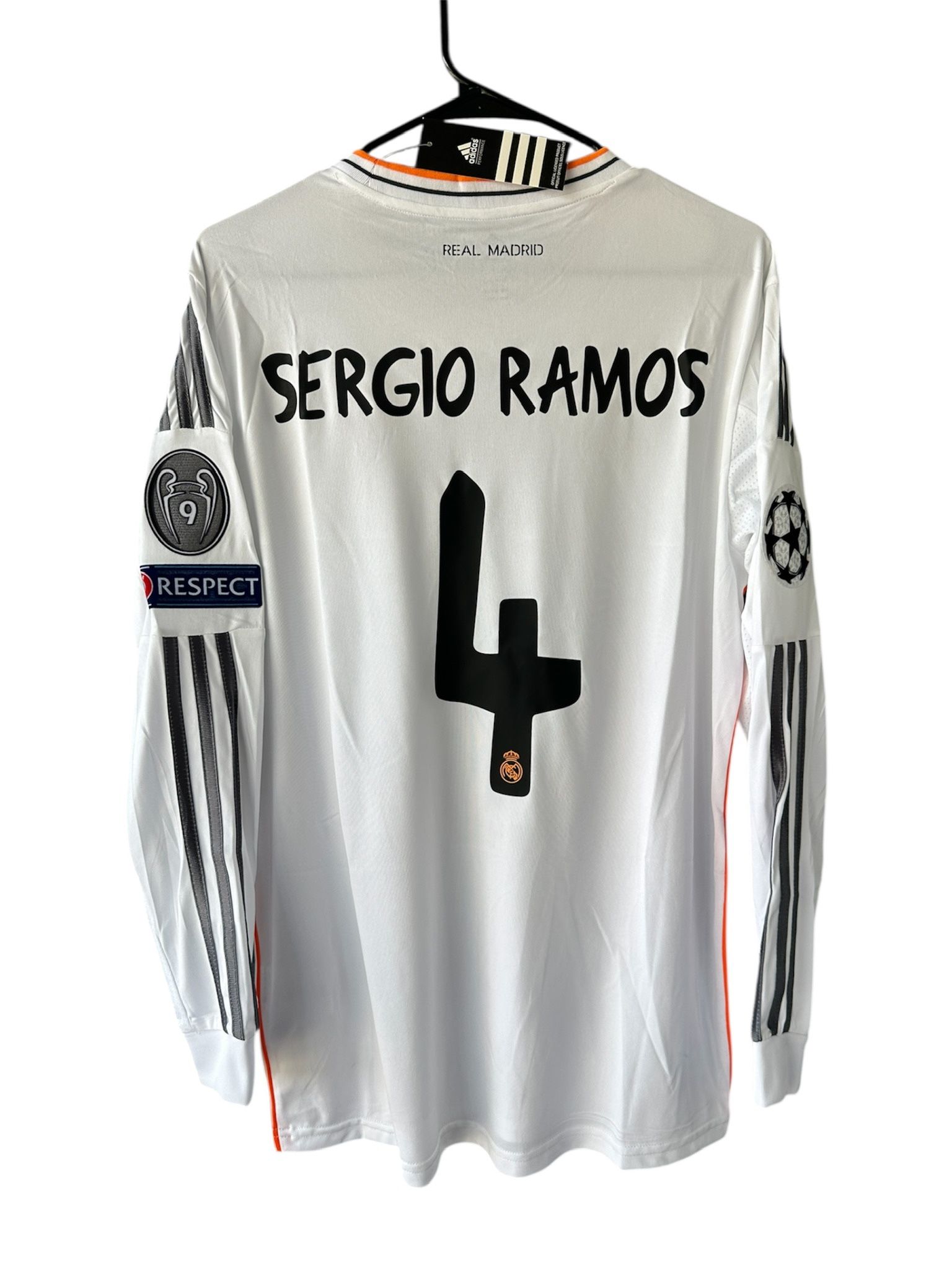 Real Madrid Sergio Ramos Retro Jersey Men Size