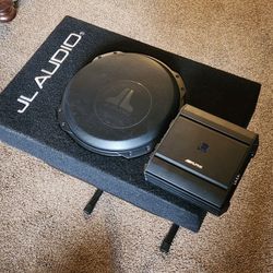 Jl Sub and Alpine Amp