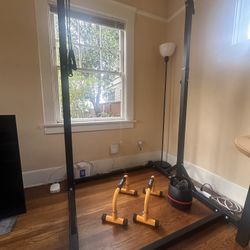 MUST GO! Pullup Bar w/ Kettlebell And Paralletes