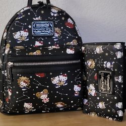 Loungefly Hello Kitty Backpack & Wallet