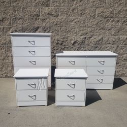 White Bedroom Dresser Set!