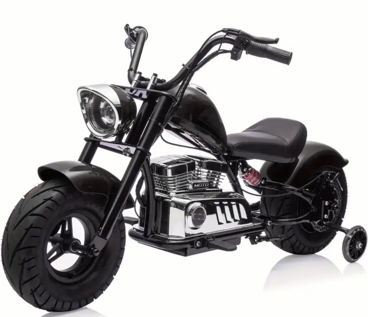 Kids Electric Chopper Harley Motorcycle With Metal Frame And Rubber Tires 