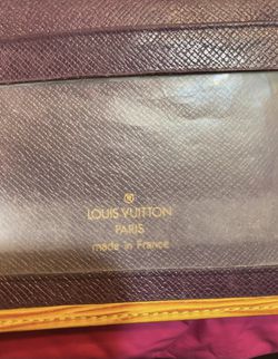 Authentic Louis Vuitton Yellow And Purple Card Holder Wallet for